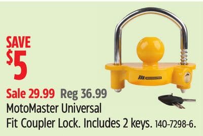 MotoMaster Universal Fit Coupler Lock