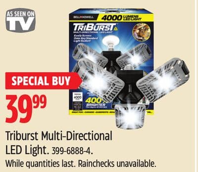 Triburst Multi-Directional LED Light.