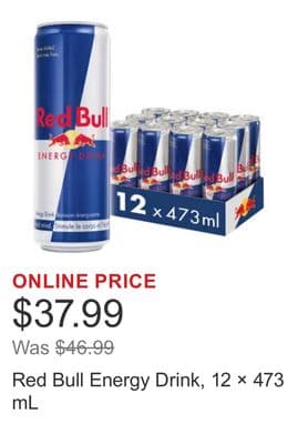 Red Bull Energy Drink, 12 × 473 mL