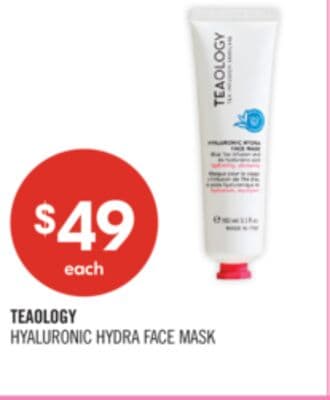 TEAOLOGY HYALURONIC HYDRA FACE MASK