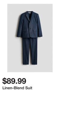 Linen-Blend Suit