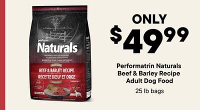 Performatrin Naturals Beef & Barley Recipe Adult Dog Food