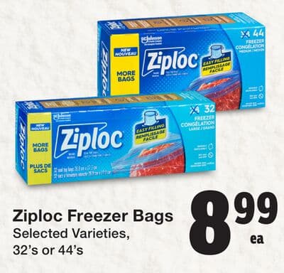 Ziploc Freezer Bags