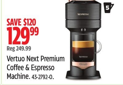 Vertuo Next Premium Coffee & Espresso Machine