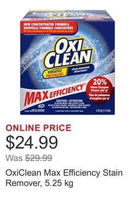 OxiClean Max Efficiency Stain Remover, 5.25 kg