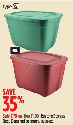 type A Restore Storage Box