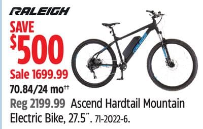 Ascend Hardtail Mountain Electric Bike