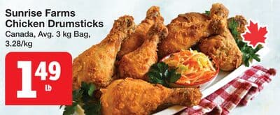 Sunrise Farms Chicken Drumsticks