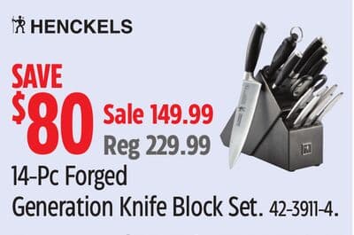 Henckels 14-Pc Forged Generation Knife Block Set