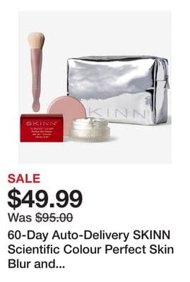 60-Day Auto-Delivery SKINN Scientific Colour Perfect Skin Blur and Fill Primer With Brush