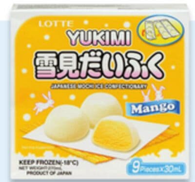 Lotte ice cream mochi 9 x 30 mL