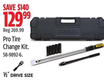 Stanley Pro Tire Change Kit.