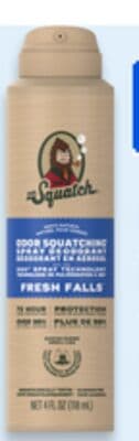 Dr. Squatch spray deodorant