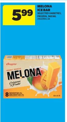 MELONA ICE BAR, 560 ML
