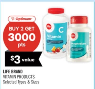 LIFE BRAND VITAMIN PRODUCTS