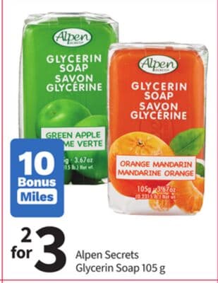 Alpen Secrets Glycerin Soap