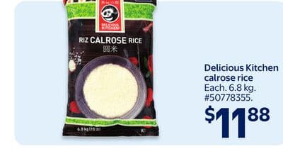 Delicious Kitchen calrose rice