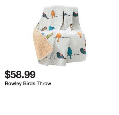 Rowley Birds Throw