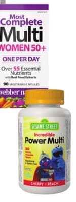 Most Complete Multi or Sesame Street Supplements