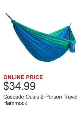 Cascade Oasis 2-Person Travel Hammock