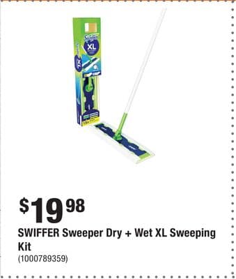 SWIFFER Sweeper Dry + Wet XL Sweeping Kit