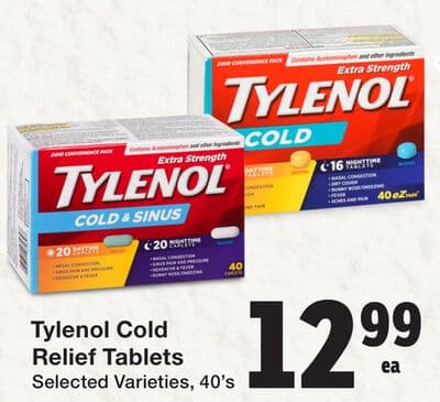 Tylenol Cold Relief Tablets