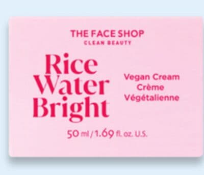 The Face Shop rice water bright vegan cream