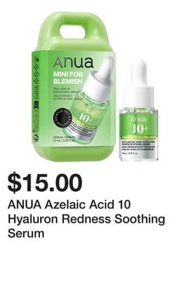 ANUA Azelaic Acid 10 Hyaluron Redness Soothing Serum