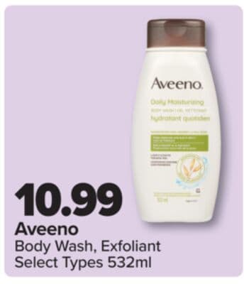 Aveeno Body Wash, Exfoliant