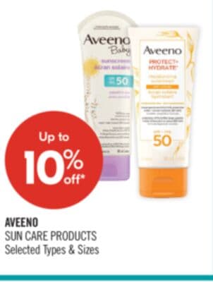 AVEENO SUN CARE PRODUCTS