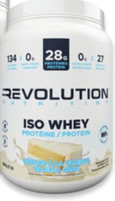 Revolution Nutrition Iso Whey protein powder