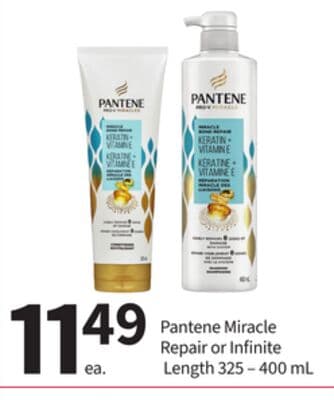 Pantene Miracle Repair or Infinite Length