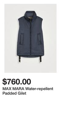 MAX MARA Water-repellent Padded Gilet