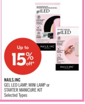 NAILS.INC GEL LED LAMP, MINI LAMP or STARTER MANICURE KIT