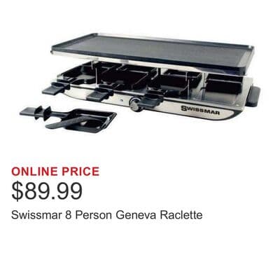 Swissmar 8 Person Geneva Raclette