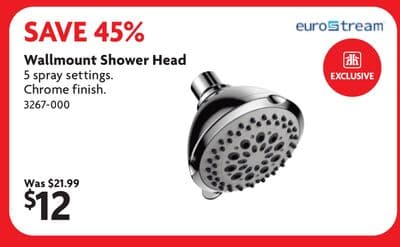 Wallmount Shower Head