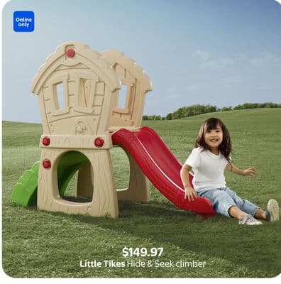Little Tikes hide & Seek climber
