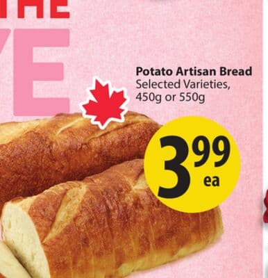 Potato Artisan Bread