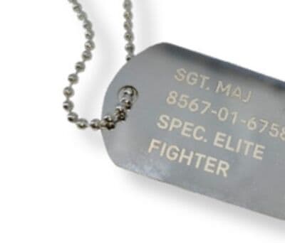 Camo Name Dog Tag, 8-pk