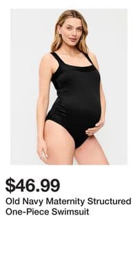 Old Navy Maternity Structured One-Piece Swimsuit