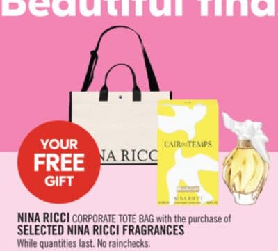 SELECTED NINA RICCI FRAGRANCES