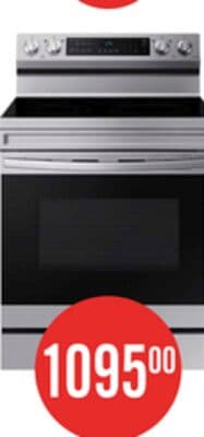 Samsung 6.3 Cu. Ft. Smart Electric Free Standing Range with Air Fry - Stainless Steel - NE63A6511SS/AC