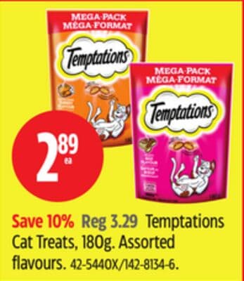 Temptations Cat Treats, 180g