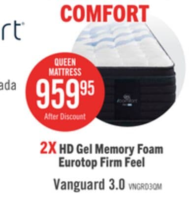 Serta iComfort Hybrid ProHD Vanguard 3.0 Eurotop Queen Mattress