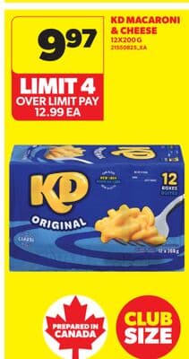 KD MACARONI & CHEESE, 12X200 G