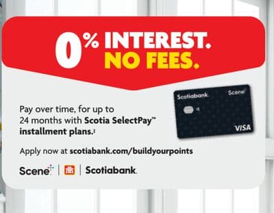 0% INTEREST. NO FEES.