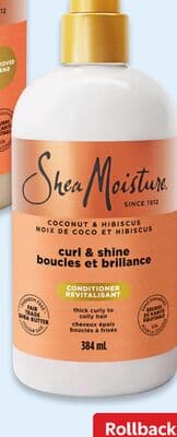 SheaMoisture Coconut & Hibiscus shampoo or conditioner
