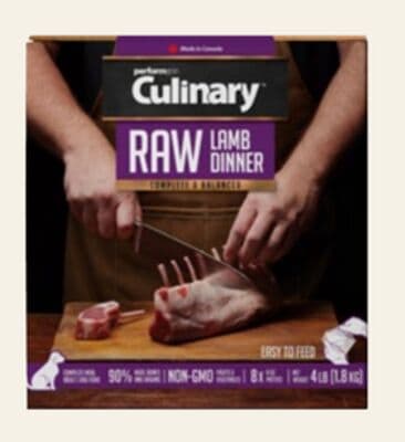 Performatrin Culinary Raw Lamb Dinner Adult Dog Food