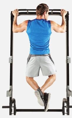 Marcy Adjustable Walk-In Squat Rack and Pull-Up Bar