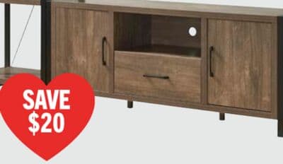 Alvin 64" Modern TV Stand with Storage and Cable Management for TVs up to 70"- Hazelnut